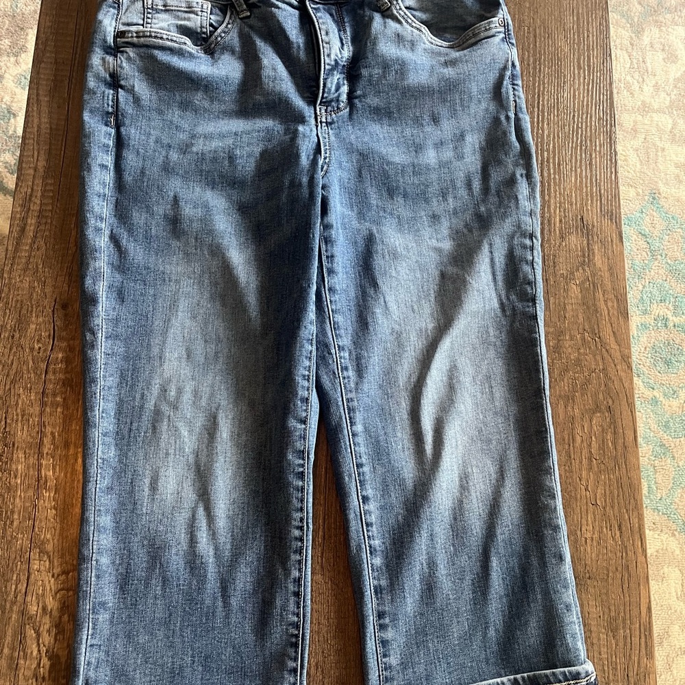 NYDJ Blue Ankle & Cropped Jeans